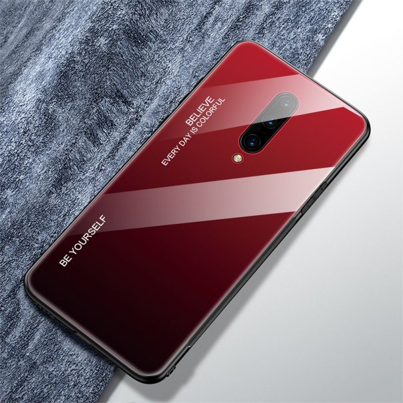 Deksel OnePlus 7 Pro Rød Galvanisert Farge Anti-fall