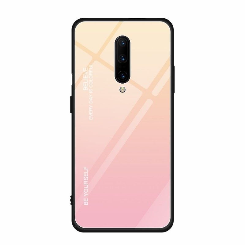 Deksel OnePlus 7 Pro Rød Galvanisert Farge Anti-fall