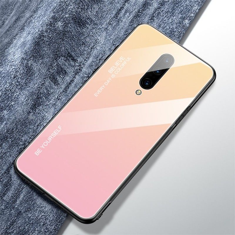 Deksel OnePlus 7 Pro Rød Galvanisert Farge Anti-fall