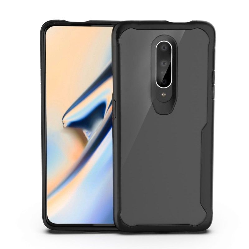 Deksel OnePlus 7 Pro Svart Mobildeksel Hybrid Skråkant