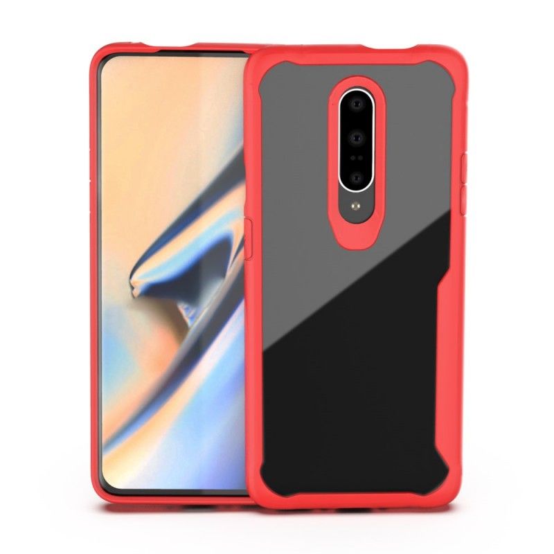 Deksel OnePlus 7 Pro Svart Mobildeksel Hybrid Skråkant