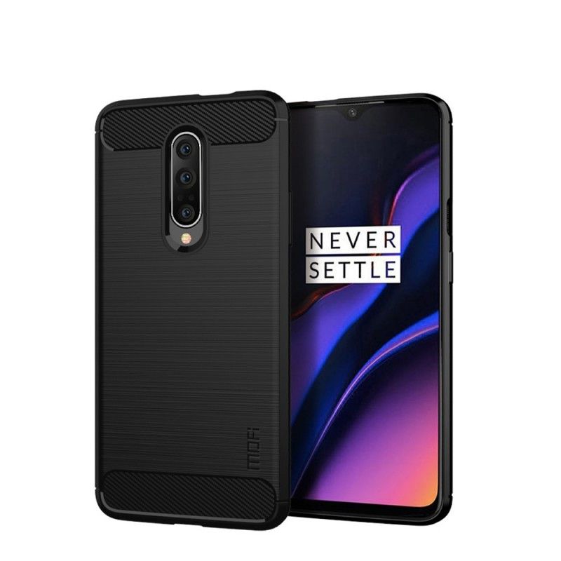 Deksel OnePlus 7 Pro Svart Mofi Børstet Karbonfiber Beskyttelse