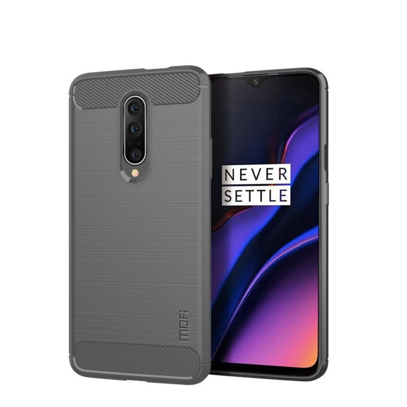 Deksel OnePlus 7 Pro Svart Mofi Børstet Karbonfiber Beskyttelse