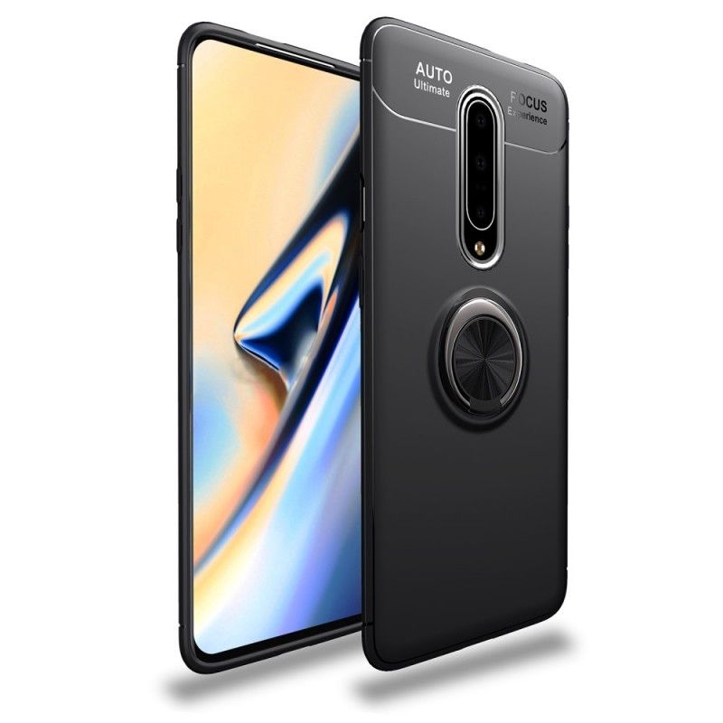 Deksel OnePlus 7 Pro Svart Roterende Ring Beskyttelse