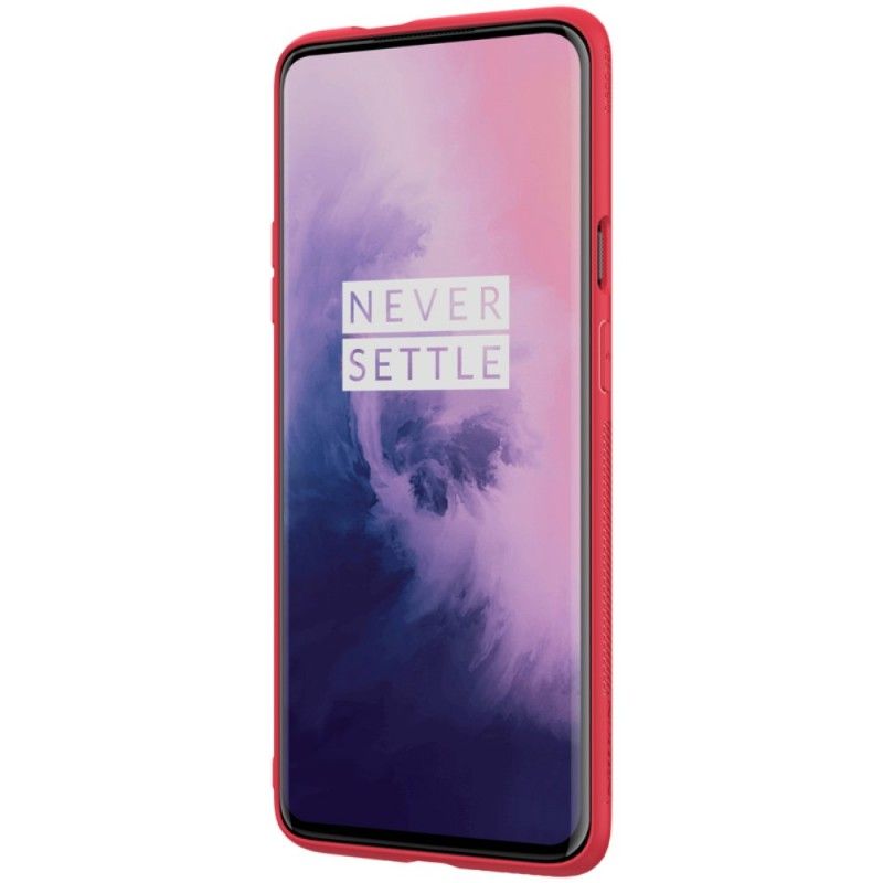 Deksel OnePlus 7 Pro Svart Strukturert Nillkin Beskyttelse