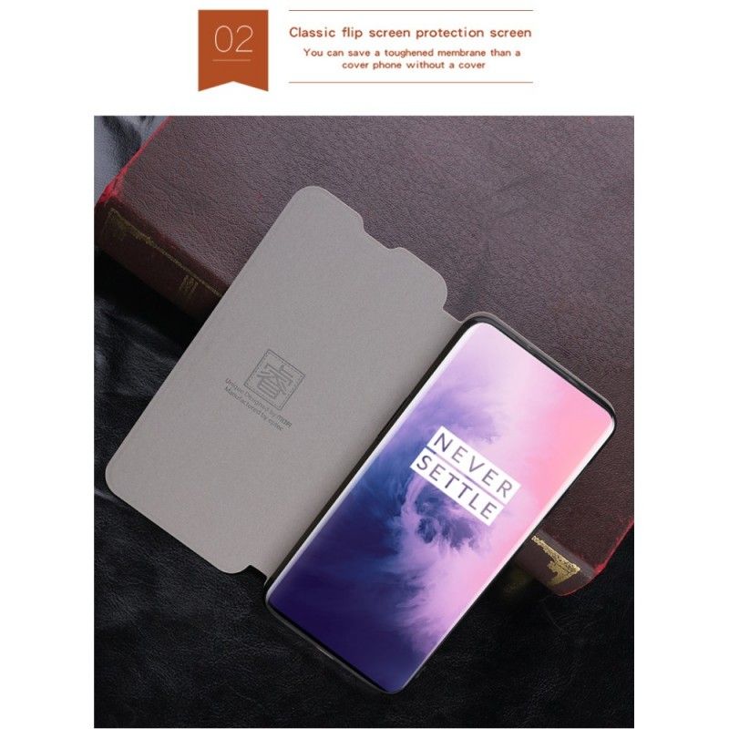 Folio Deksel for OnePlus 7 Pro Svart Mofi