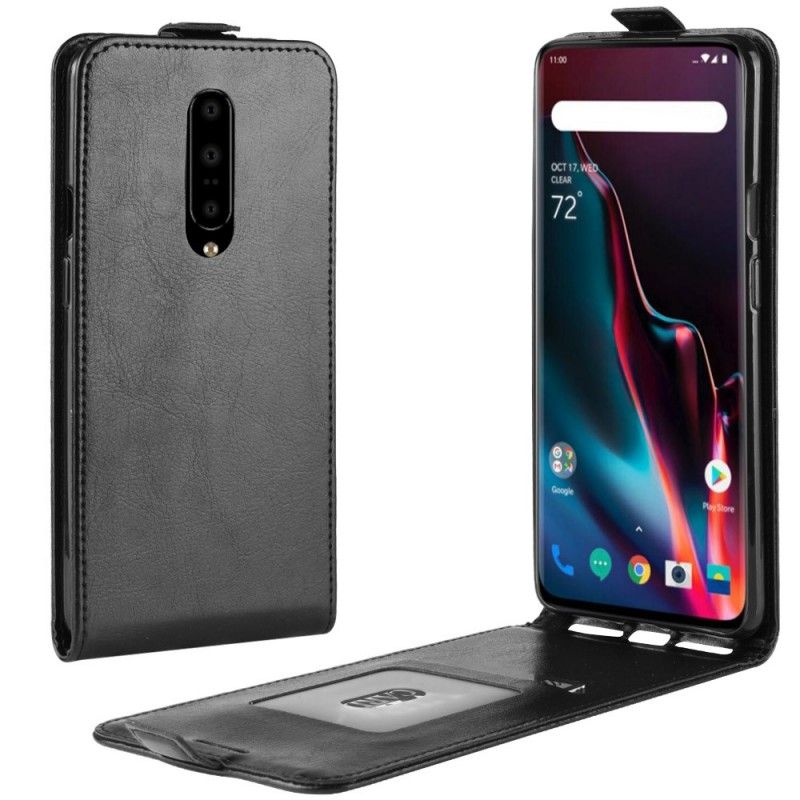 Folio Deksel for OnePlus 7 Pro Svart Sammenleggbar