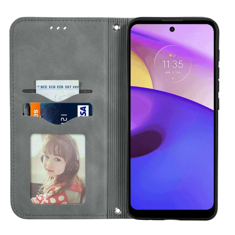 Folio Deksel Moto E20 / E30 / E40 Skin-touch Design