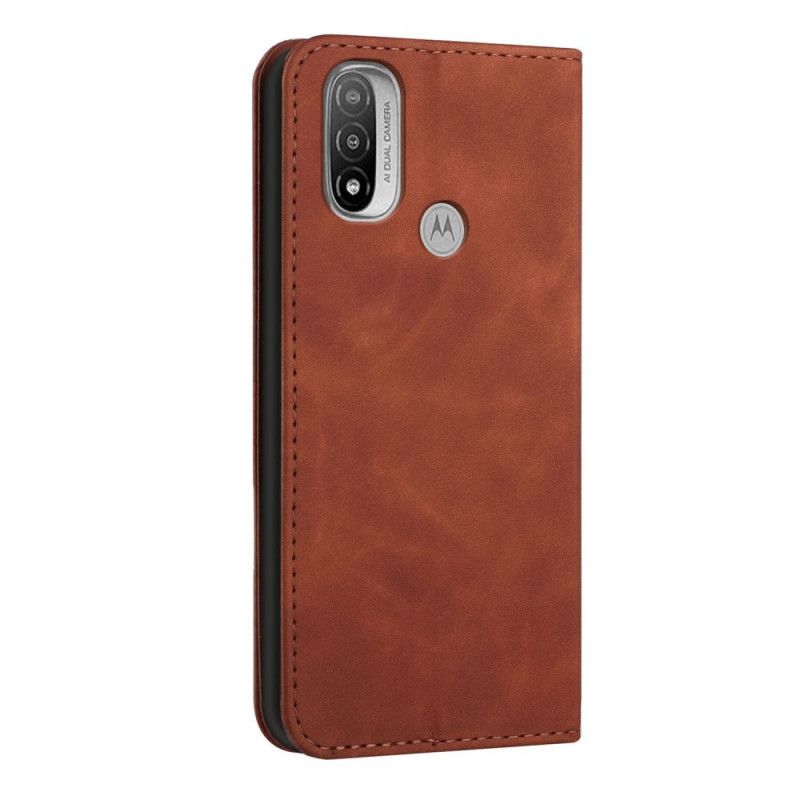 Folio Deksel Til Moto E20 / E30 / E40 Style Leather S-design