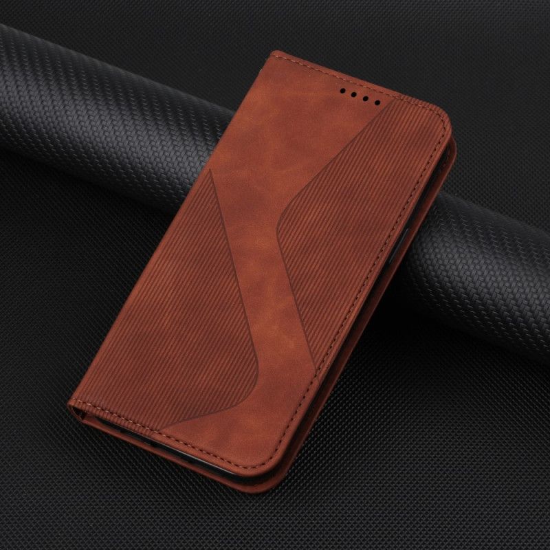 Folio Deksel Til Moto E20 / E30 / E40 Style Leather S-design