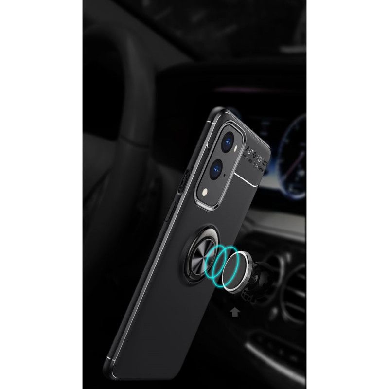 Deksel for OnePlus 9 Pro Svart Roterende Ring