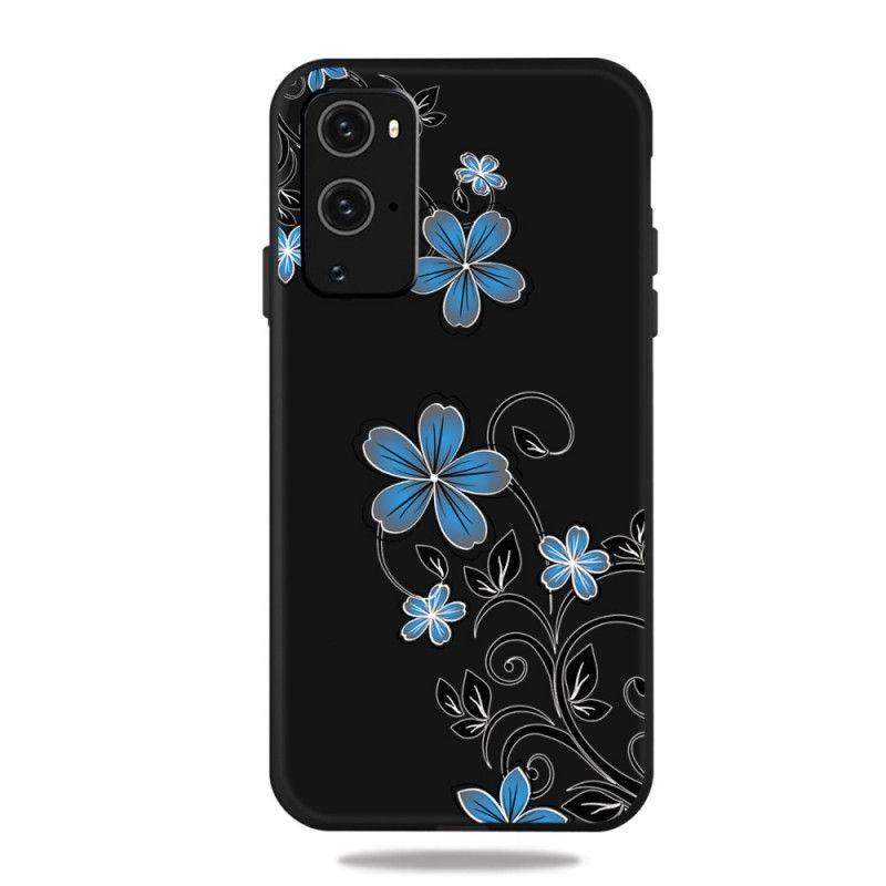 Deksel OnePlus 9 Pro Blå Blomster