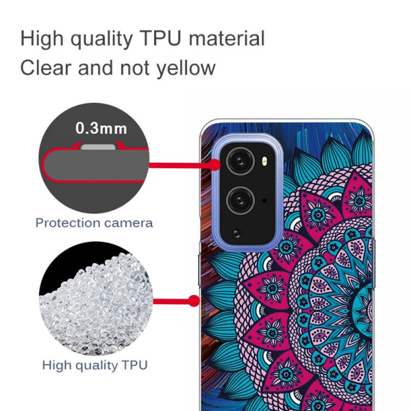 Deksel OnePlus 9 Pro Fargerik Mandala Beskyttelse