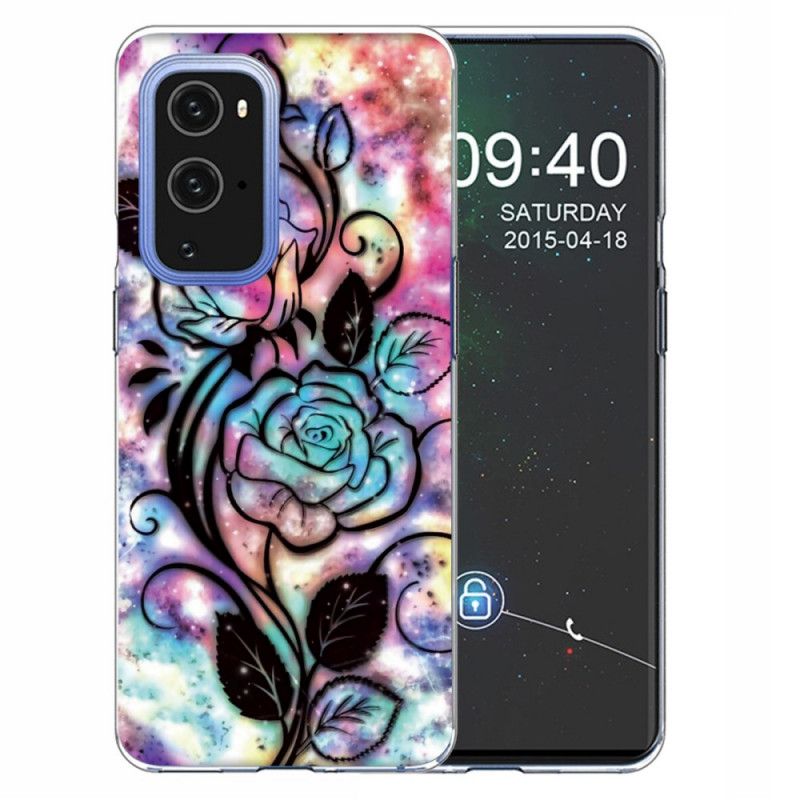 Deksel OnePlus 9 Pro Grafisk Blomst