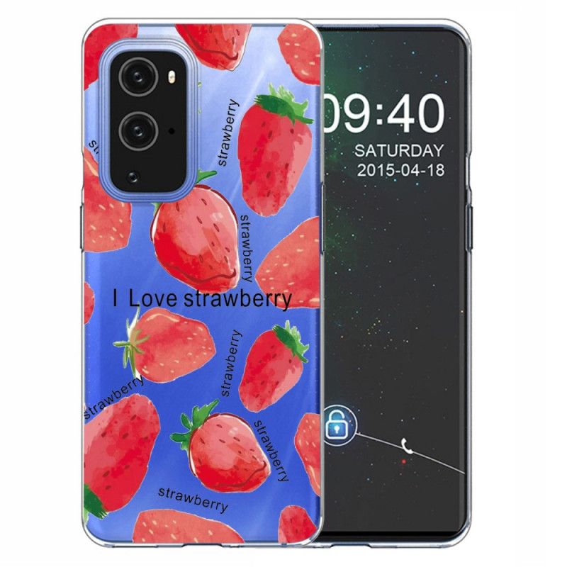 Deksel OnePlus 9 Pro Jordbær / Jeg Elsker Jordbær Anti-fall