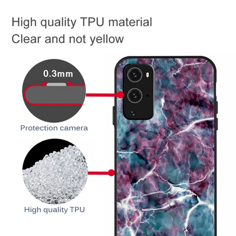 Deksel OnePlus 9 Pro Lilla Marmor