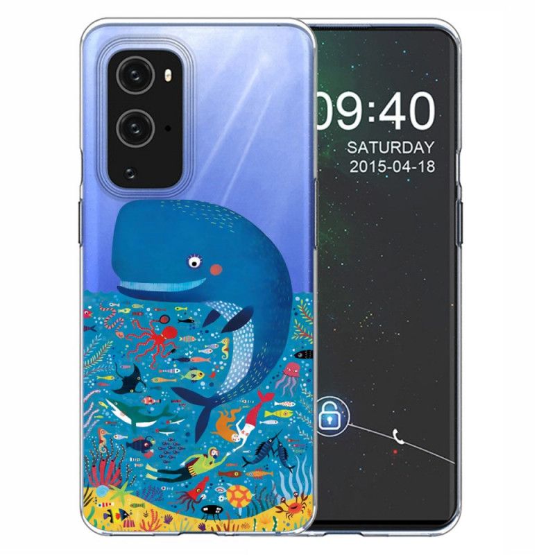 Deksel OnePlus 9 Pro Marine Verden Anti-fall