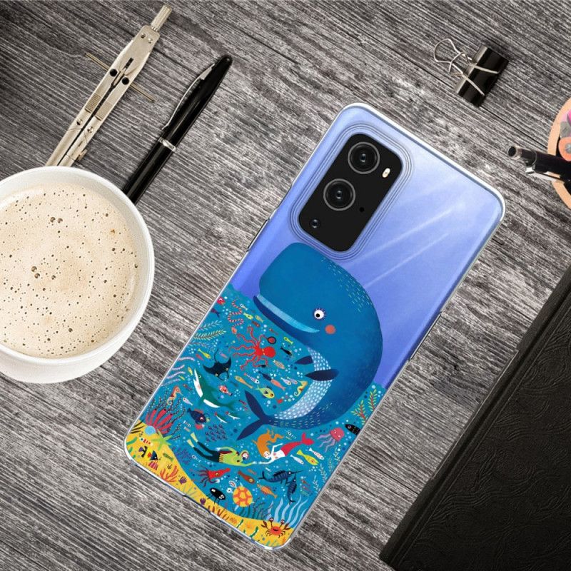 Deksel OnePlus 9 Pro Marine Verden Anti-fall