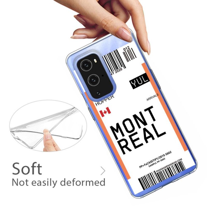 Deksel OnePlus 9 Pro Ombordstigningskort Til Montreal