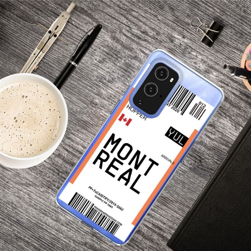 Deksel OnePlus 9 Pro Ombordstigningskort Til Montreal