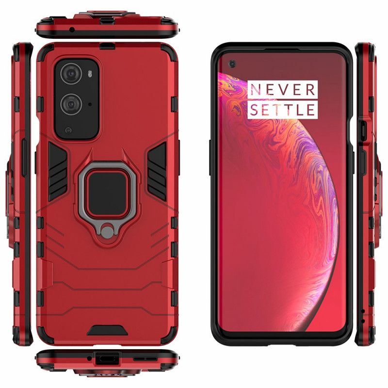 Deksel OnePlus 9 Pro Svart Motstandsdyktig Ring