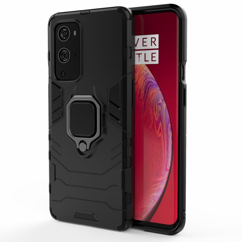 Deksel OnePlus 9 Pro Svart Motstandsdyktig Ring