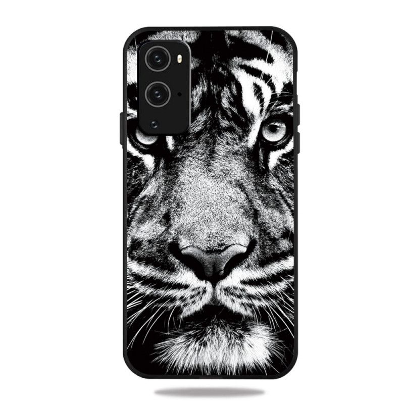Deksel OnePlus 9 Pro Svart Og Hvit Tiger