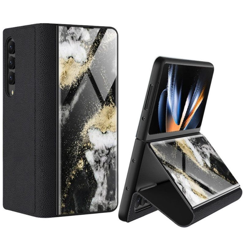 Deksel Til Samsung Galaxy Z Fold 4 Gkk Marble Waves