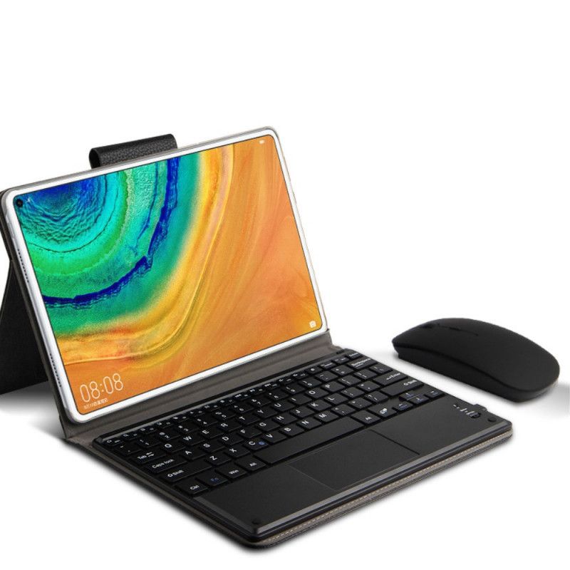 Etui Huawei MatePad Pro Svart Ajiuyu Bluetooth-Sak Og Tastatur