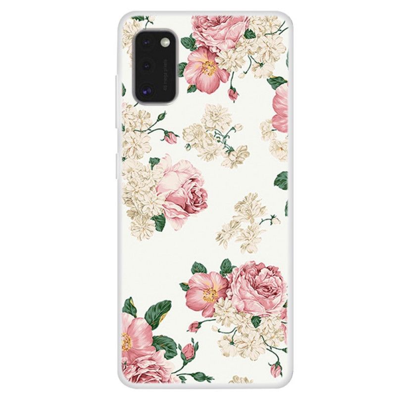 Deksel for Samsung Galaxy A41 Frihetsblomster