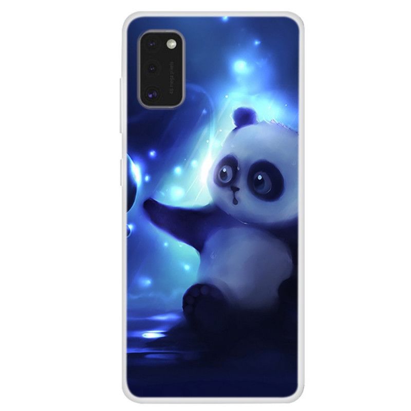 Deksel for Samsung Galaxy A41 Panda I Verdensrommet