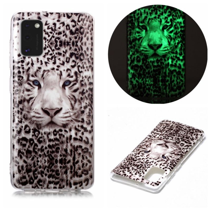 Deksel Samsung Galaxy A41 Fluorescerende Leopard