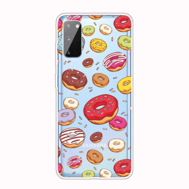 Deksel Samsung Galaxy A41 Kjærlighetsdoughnuts