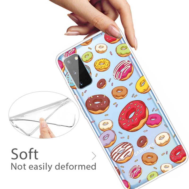 Deksel Samsung Galaxy A41 Kjærlighetsdoughnuts