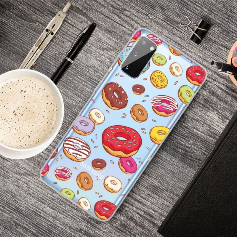 Deksel Samsung Galaxy A41 Kjærlighetsdoughnuts