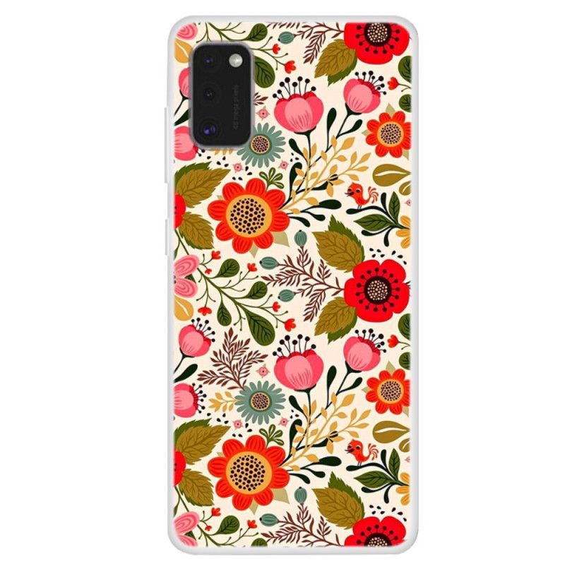 Deksel Samsung Galaxy A41 Mobildeksel Blomstervev