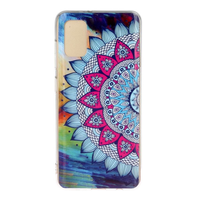 Deksel Samsung Galaxy A41 Mobildeksel Fluorescerende Mandala