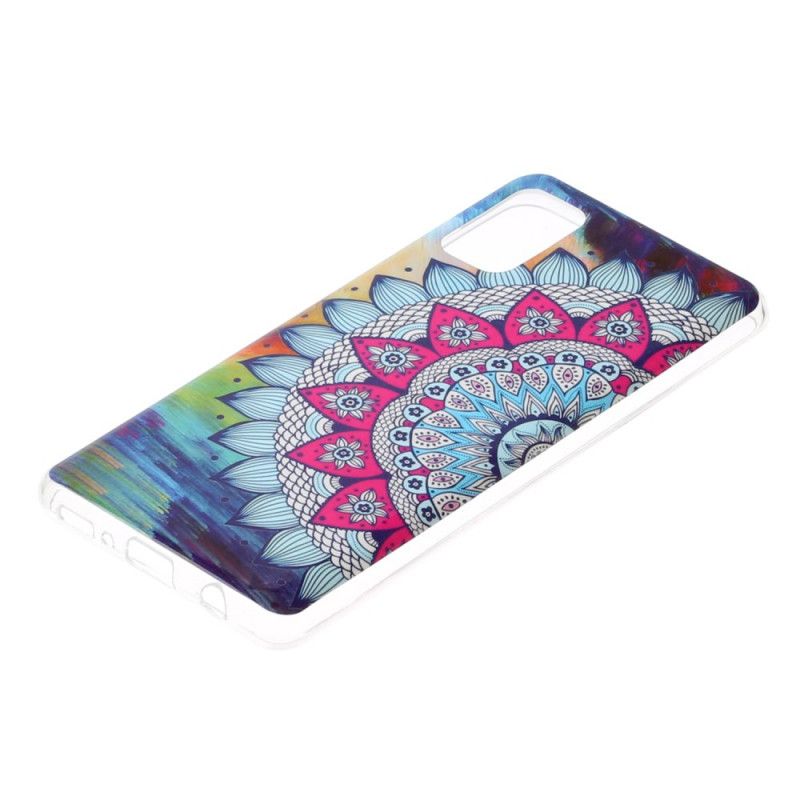 Deksel Samsung Galaxy A41 Mobildeksel Fluorescerende Mandala