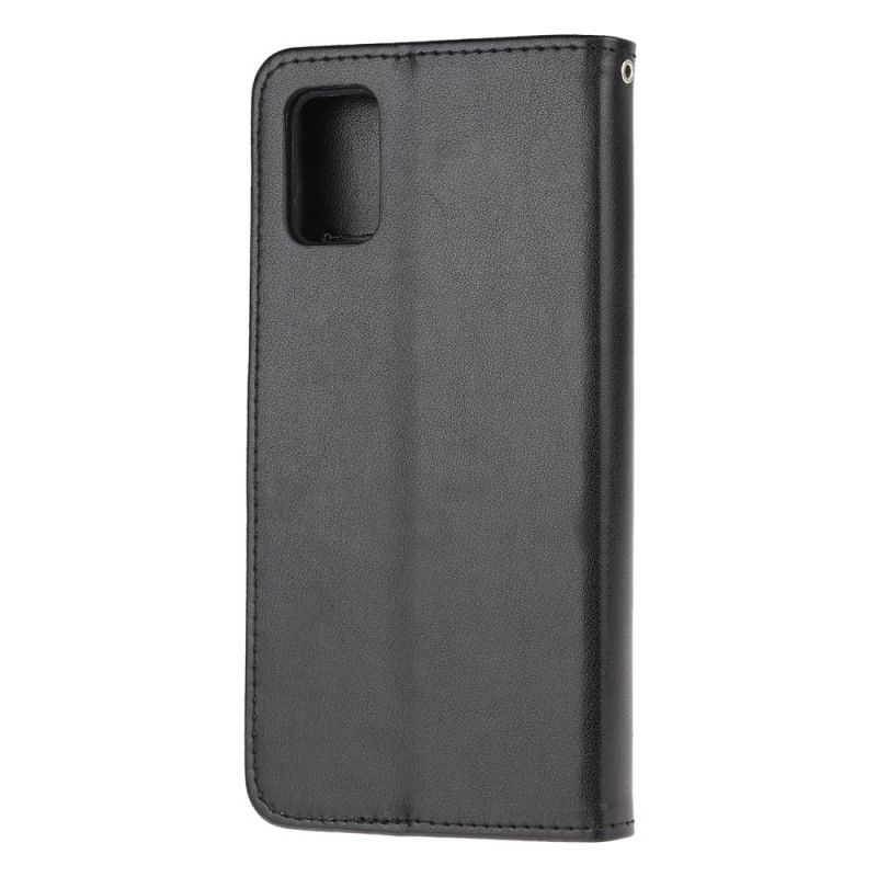 Folio Deksel for Samsung Galaxy A41 Svart Fortryllede Sommerfugler