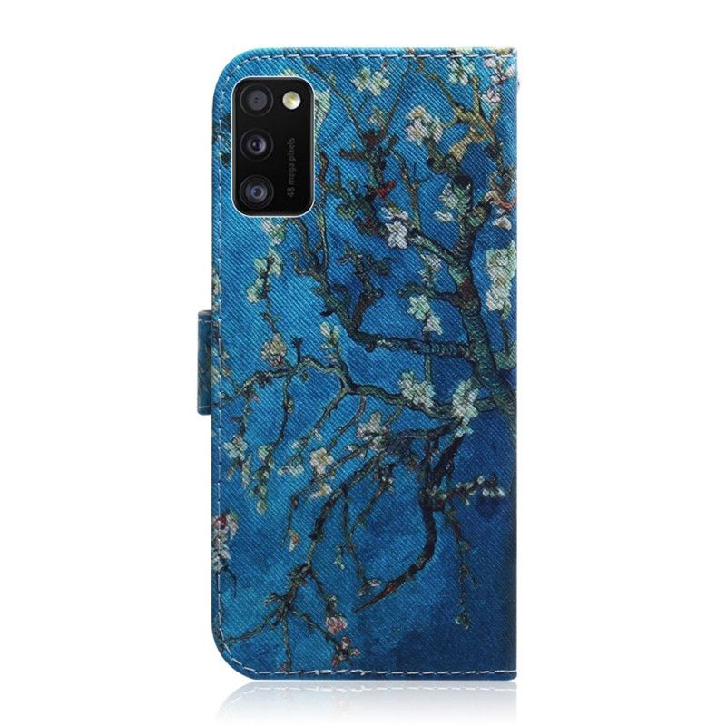 Folio Deksel Samsung Galaxy A41 Blomstrende Tregren