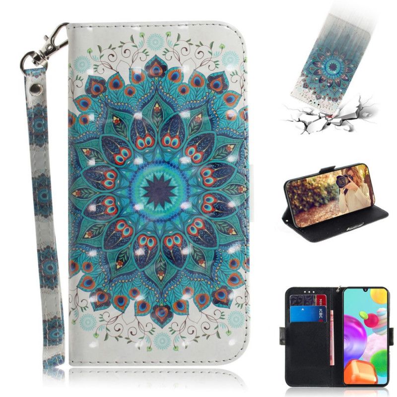 Folio Deksel Samsung Galaxy A41 Mesterlig Mandala Med Tanga