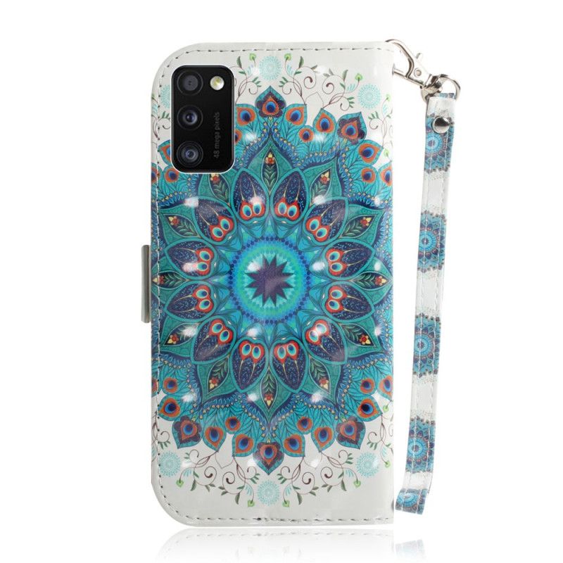 Folio Deksel Samsung Galaxy A41 Mesterlig Mandala Med Tanga