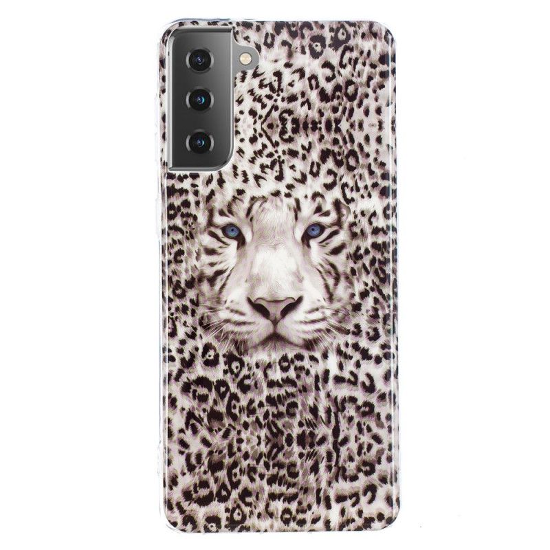 Deksel for Samsung Galaxy S21 5G Fluorescerende Leopard