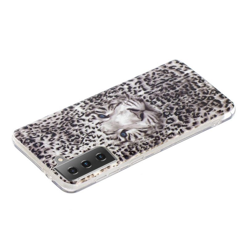 Deksel for Samsung Galaxy S21 5G Fluorescerende Leopard