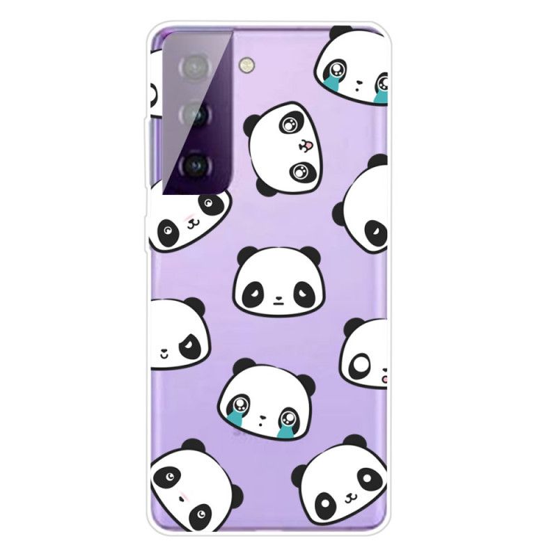 Deksel for Samsung Galaxy S21 5G Sentimentale Pandaer