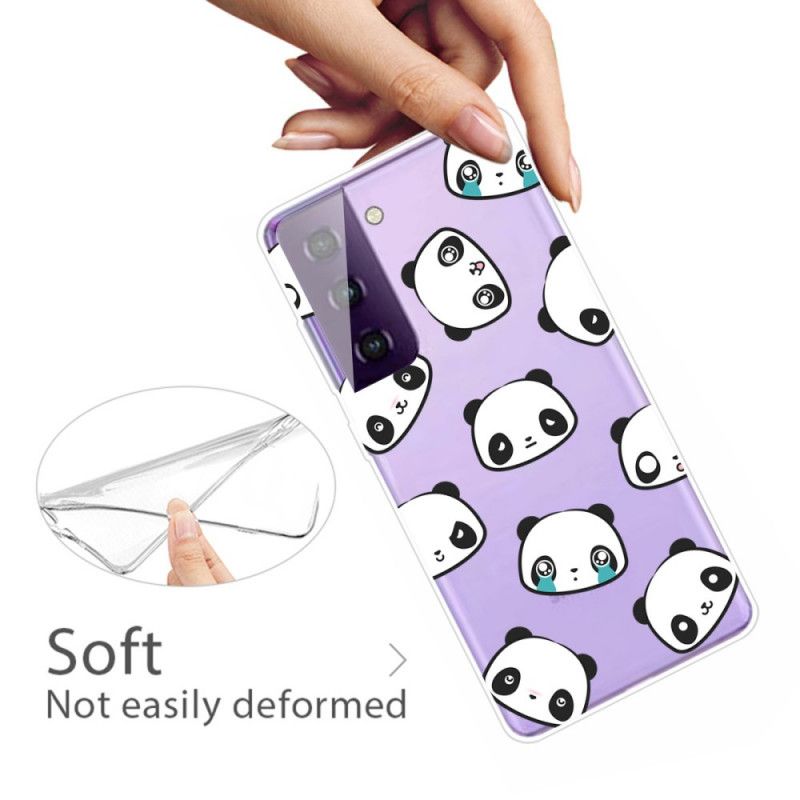 Deksel for Samsung Galaxy S21 5G Sentimentale Pandaer