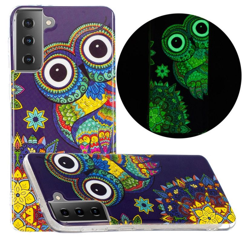 Deksel Samsung Galaxy S21 5G Fluorescerende Mandalaugle