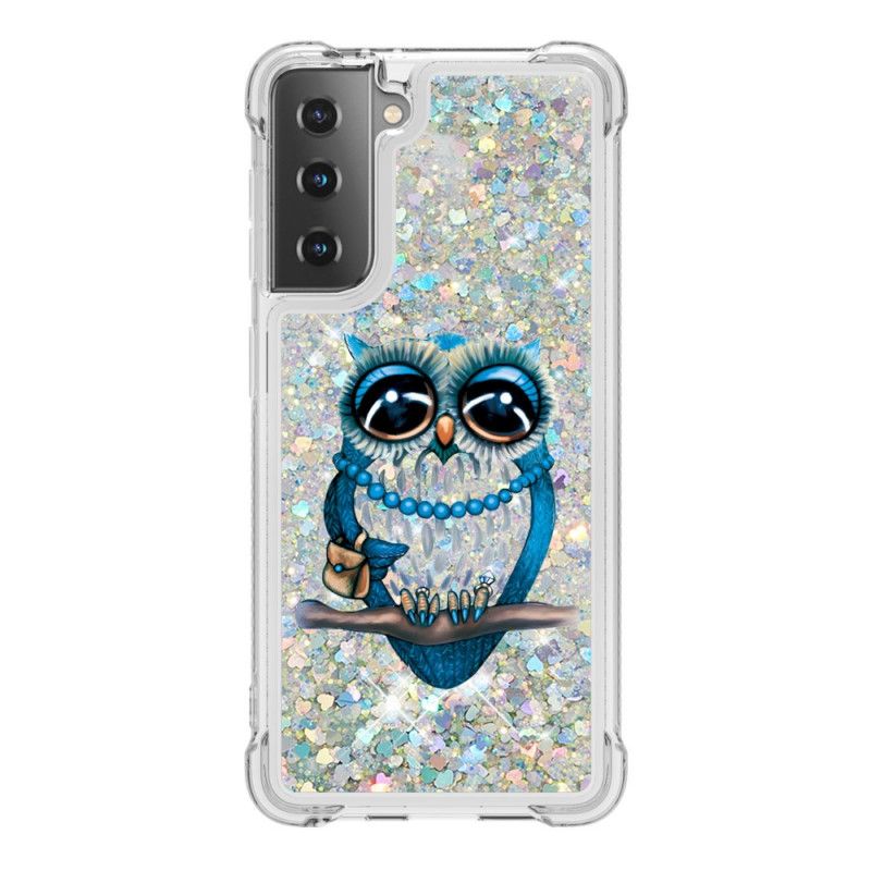 Deksel Samsung Galaxy S21 5G Miss Ugle Glitter