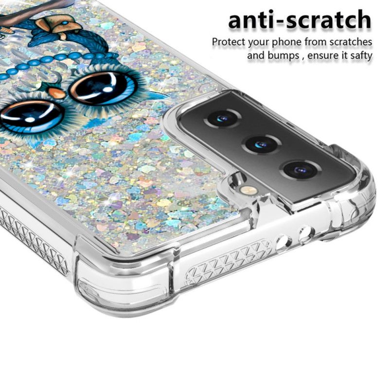 Deksel Samsung Galaxy S21 5G Miss Ugle Glitter