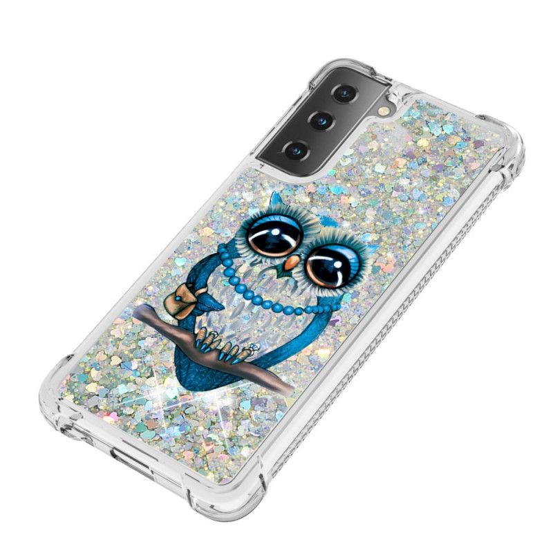 Deksel Samsung Galaxy S21 5G Miss Ugle Glitter